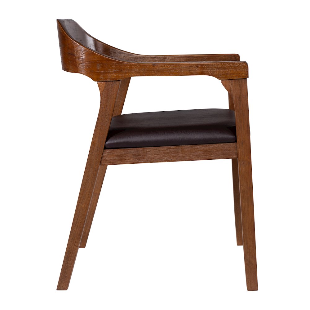 Rasmus Dining Arm Chair - Chestnut Wire-Brush Finish