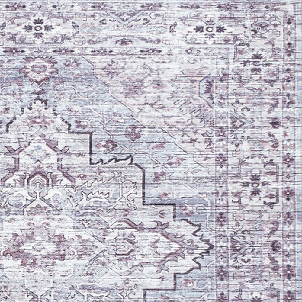 Didim Boho Medallion Machine-Washable Area Rug