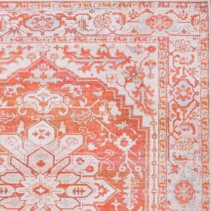 Asa Ornate Medallion Machine-Washable Area Rug