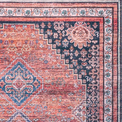 Dalyan Geometric Medallions Machine-Washable Area Rug