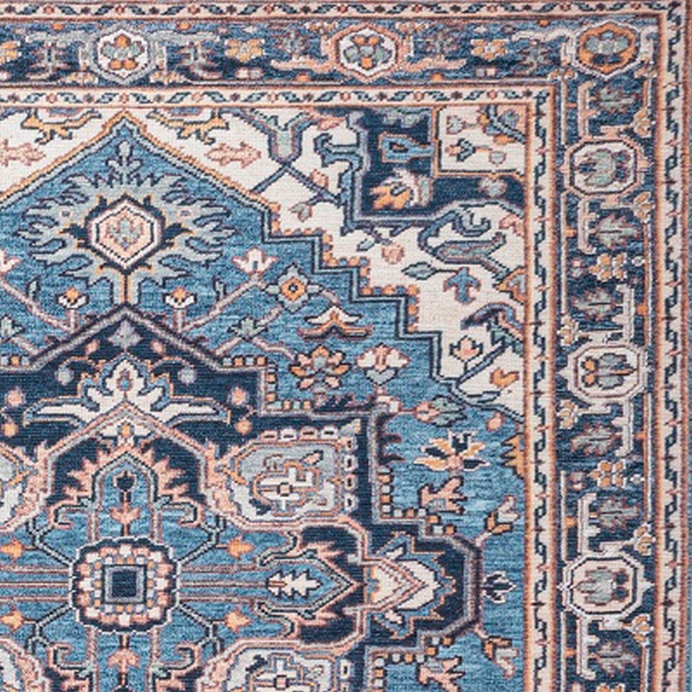 Cirali Ornate Large Medallion Machine-Washable Area Rug