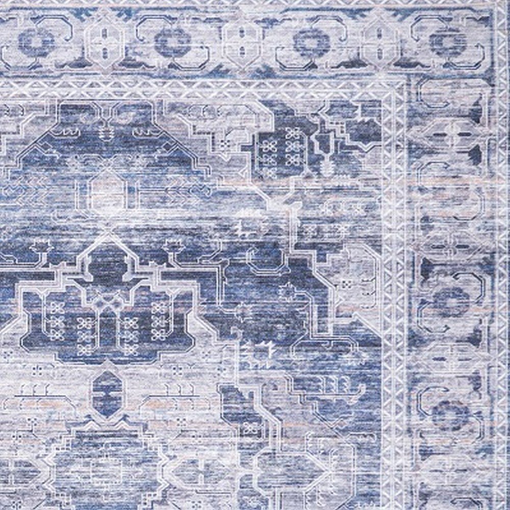 Alanya Ornate Medallion Machine-Washable Area Rug