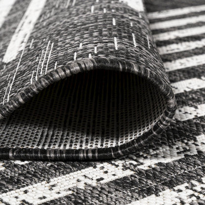 Zolak Berber Stripe Geometric  Indoor/Outdoor  Rug
