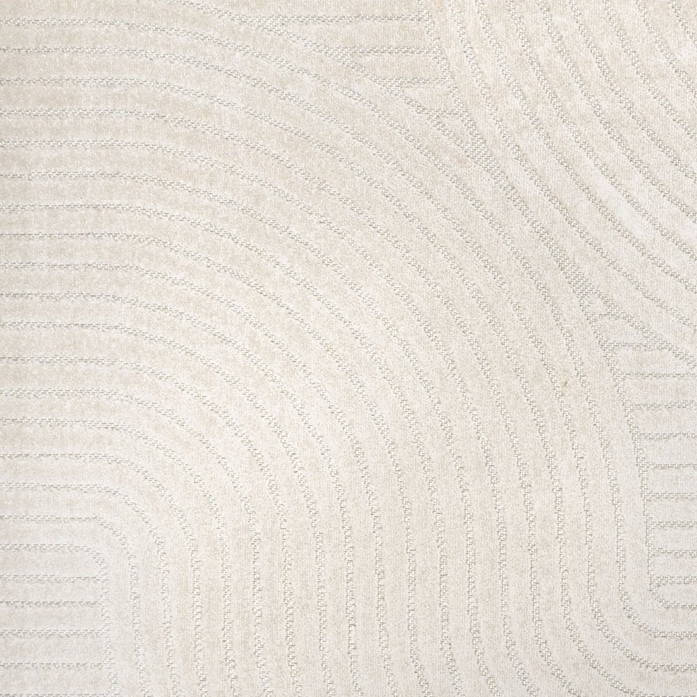 Hallie High-Low Minimalist Curve GeometricIndoor/Outdoor  Rug