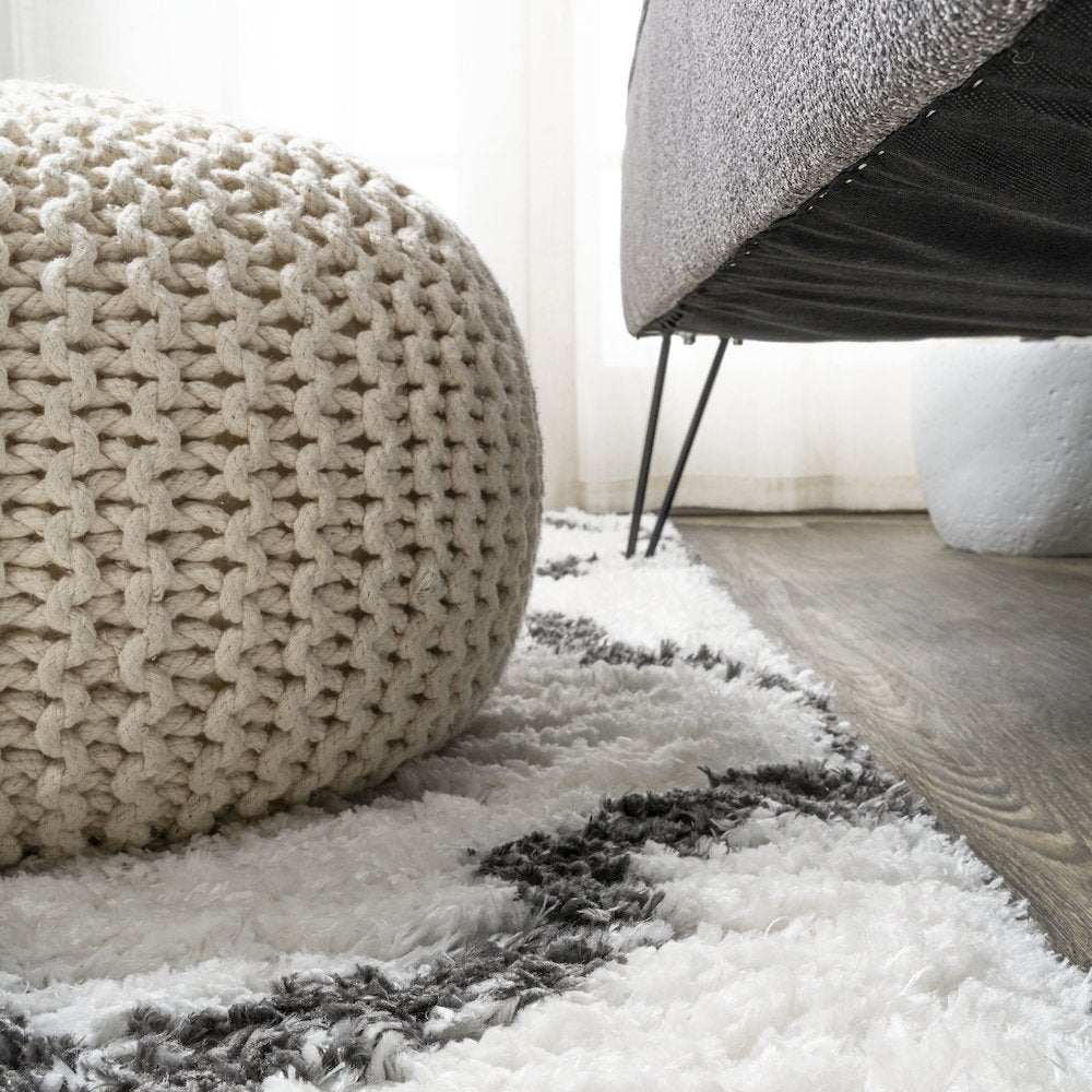Marrakesh Shag Trellis Area Rug