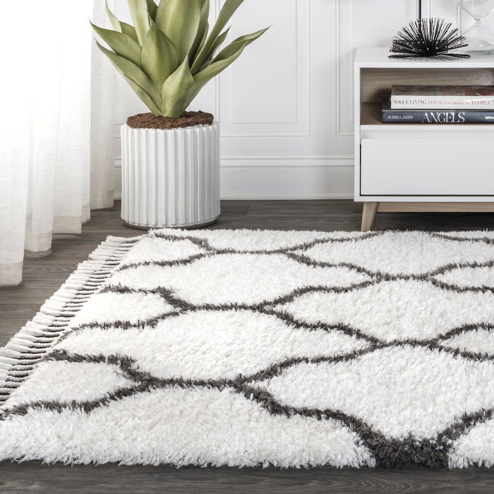 Marrakesh Shag Trellis Area Rug