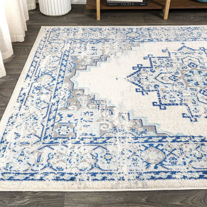 Inigo Cottage Medallion Area Rug