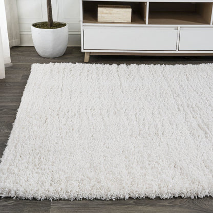Groovy Solid Shag Area Rug