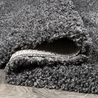Groovy Solid Shag Area Rug