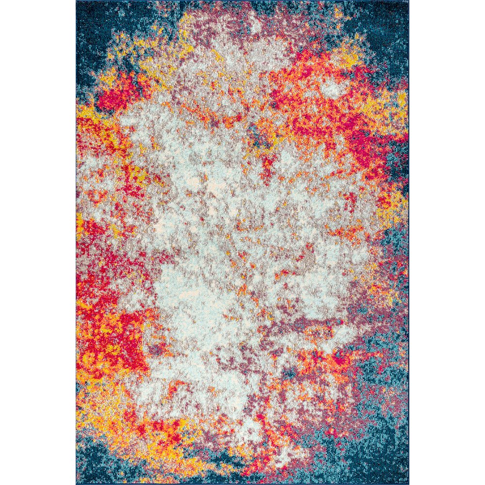 Contemporary Pop Modern Abstract Area Rug