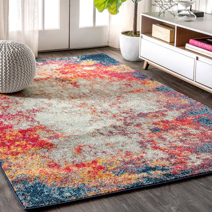 Contemporary Pop Modern Abstract Area Rug
