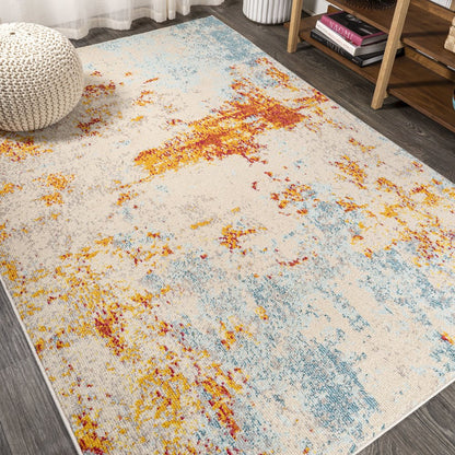 Sunset Modern Abstract Area Rug