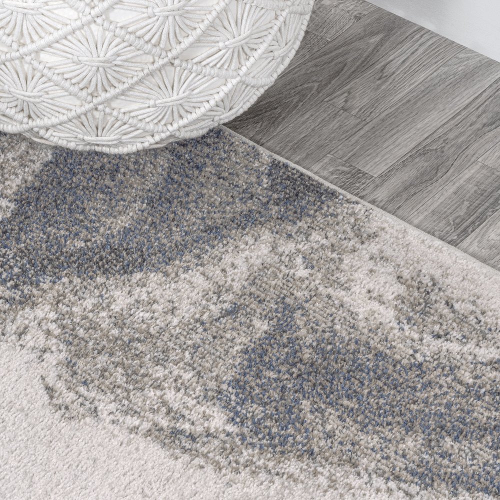 Petalo Abstract Two Tone Modern Area Rug