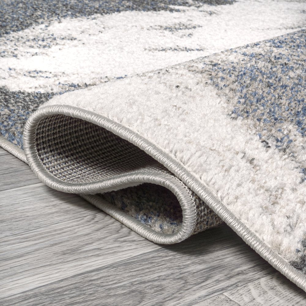 Petalo Abstract Two Tone Modern Area Rug