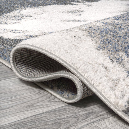 Petalo Abstract Two Tone Modern Area Rug