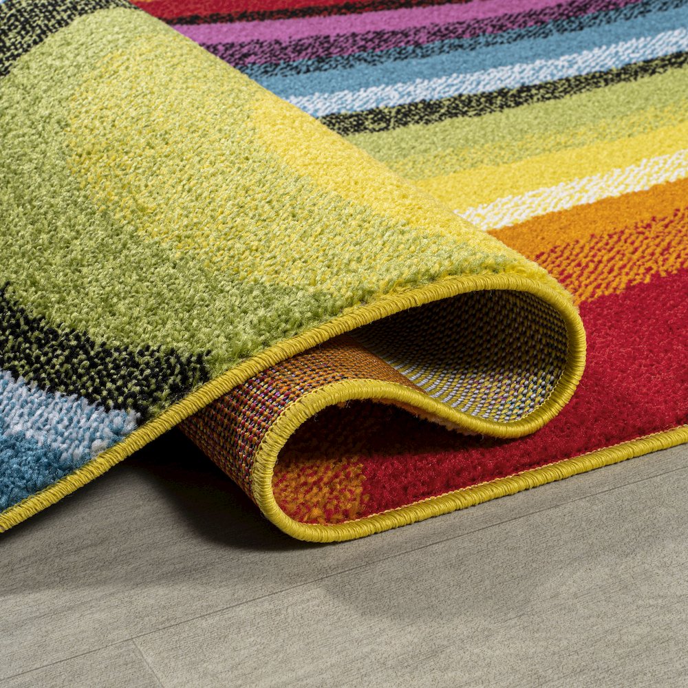 Flow Abstract Swirl Area Rug
