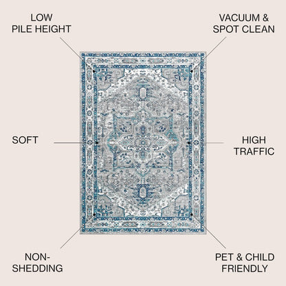 Modern Persian Vintage Medallion /Rug