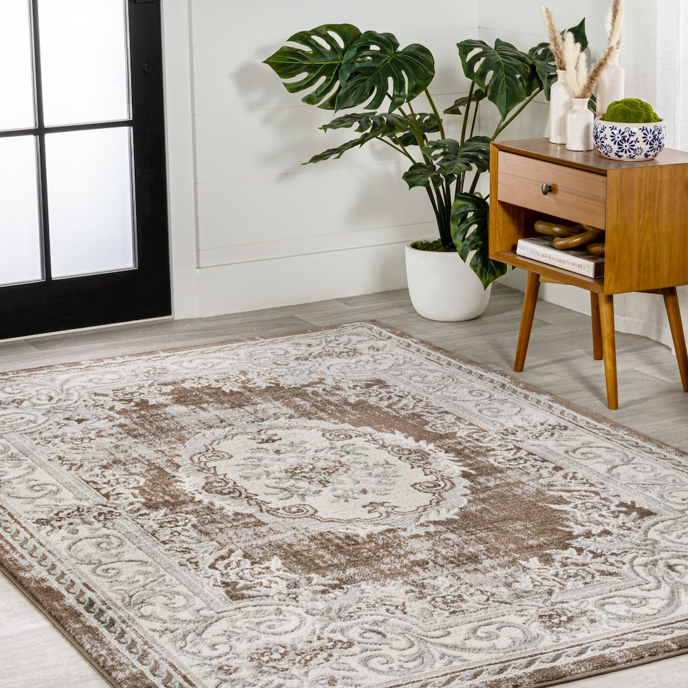 Rosalia Cottage Medallion Area Rug