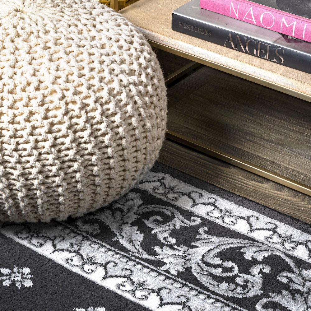 Acanthus French Border Area Rug