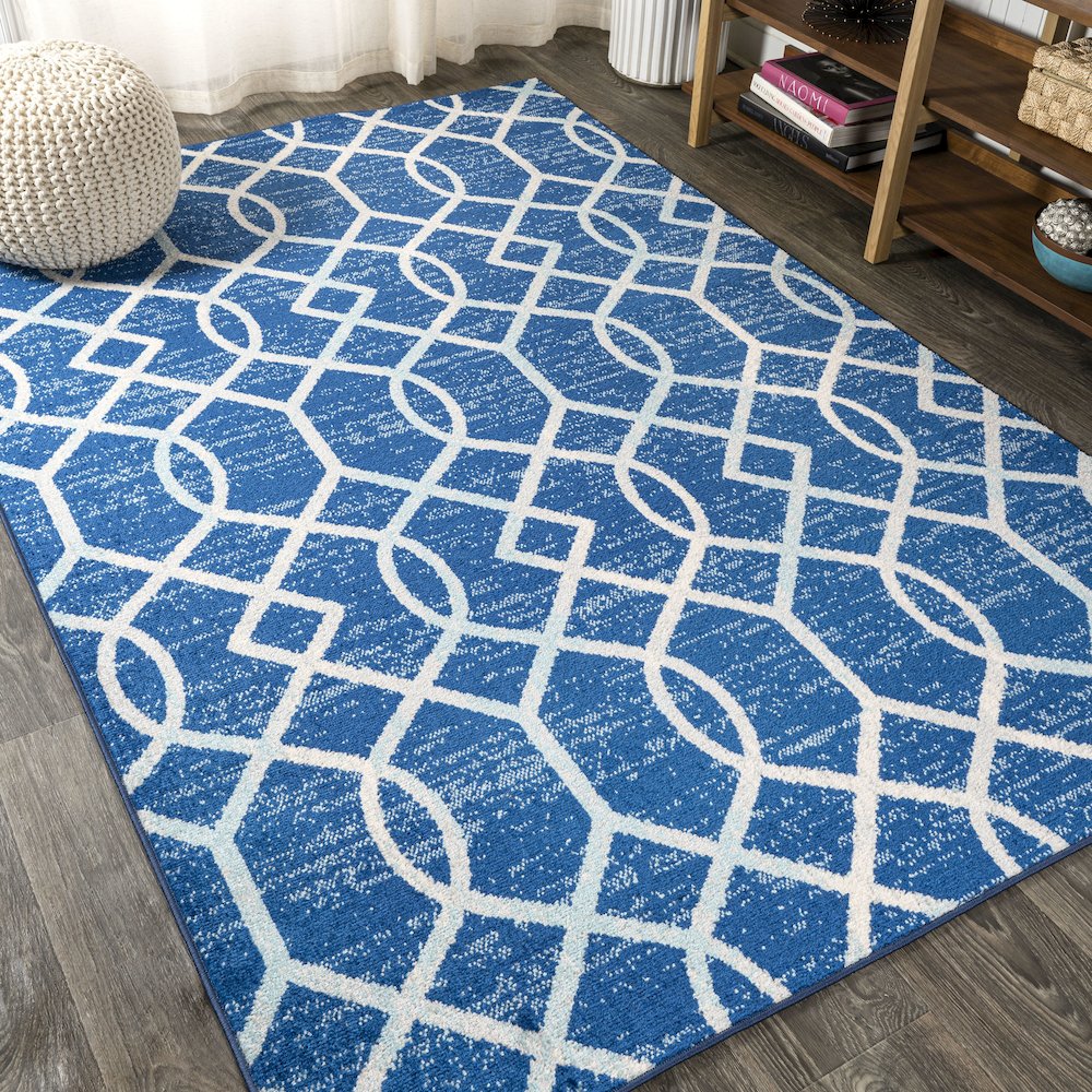 Asilah Ogee Fretwork Area Rug