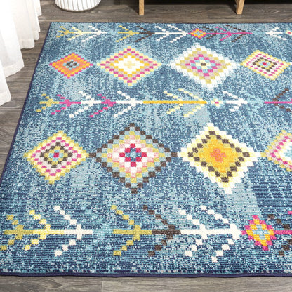 Tribal Love Geometric Area Rug