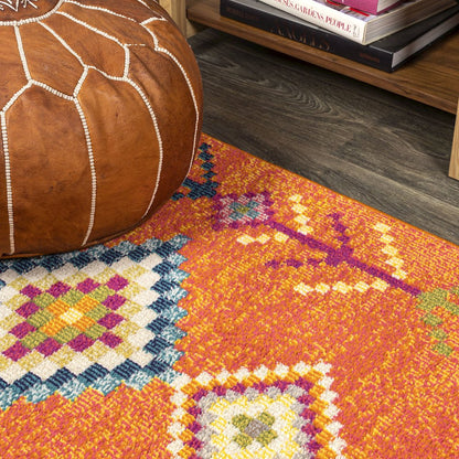 Tribal Love Geometric Area Rug