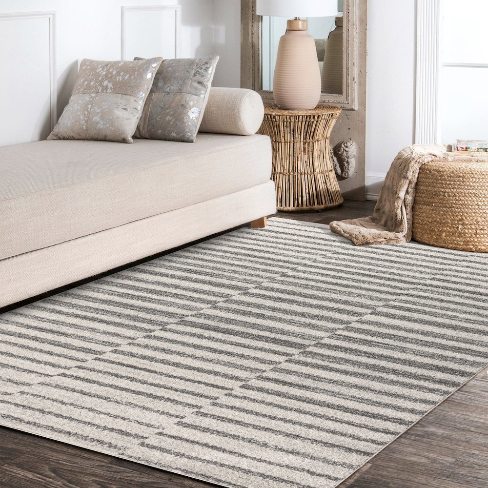 Lyla Offset Stripe Area Rug