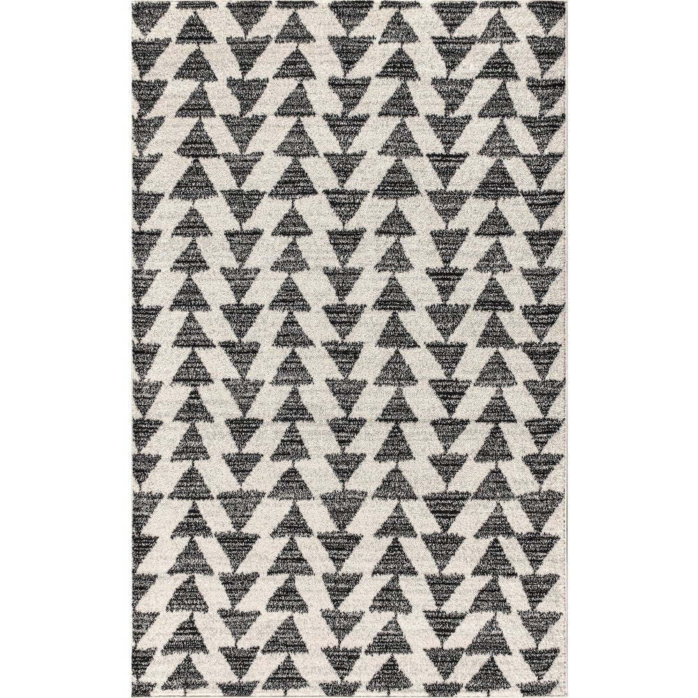 Aisha Moroccan Triangle Geometric Area Rug