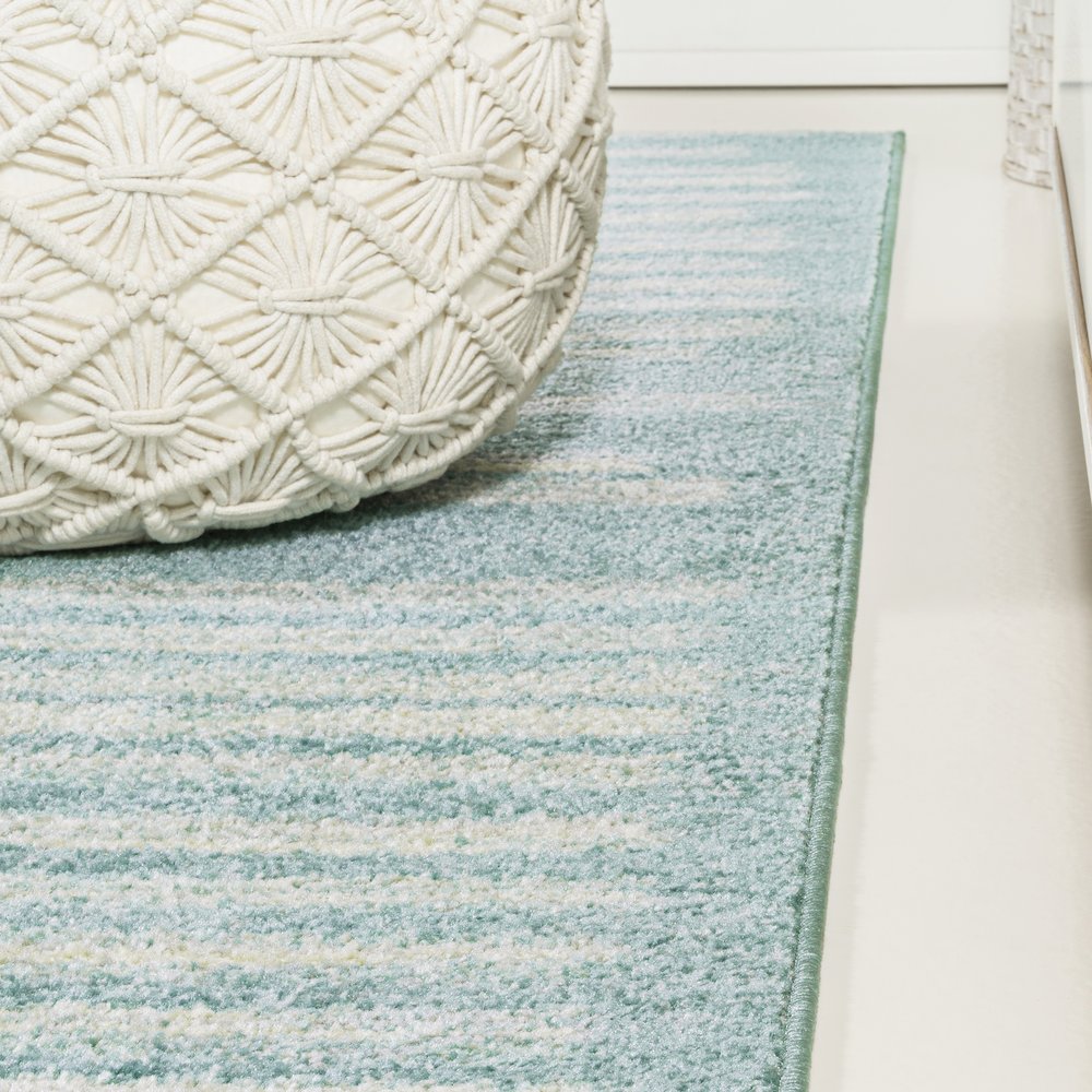 Khalil Modern Berber Stripe Area Rug
