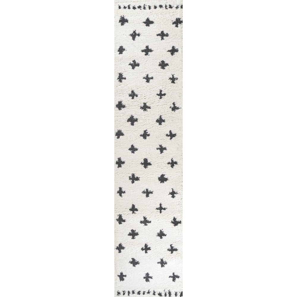 Cristo Berber Geometric Shag Area Rug