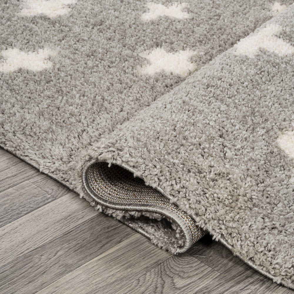 Cristo Berber Geometric Shag Area Rug