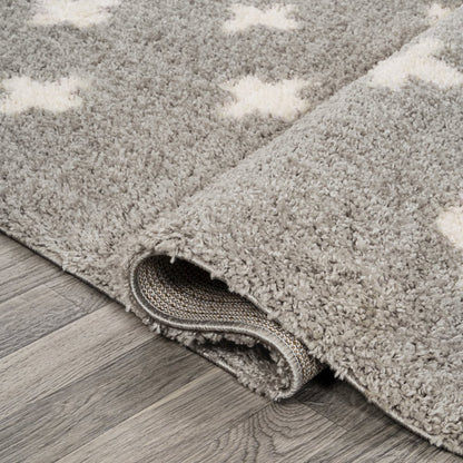 Cristo Berber Geometric Shag Area Rug