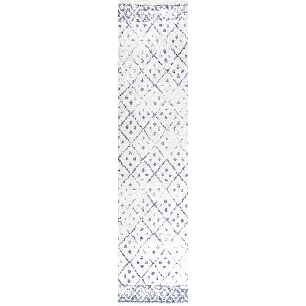 Juba Moroccan Geometric Diamond Area Rug