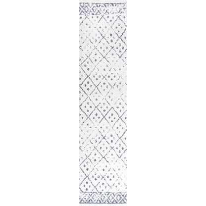 Juba Moroccan Geometric Diamond Area Rug
