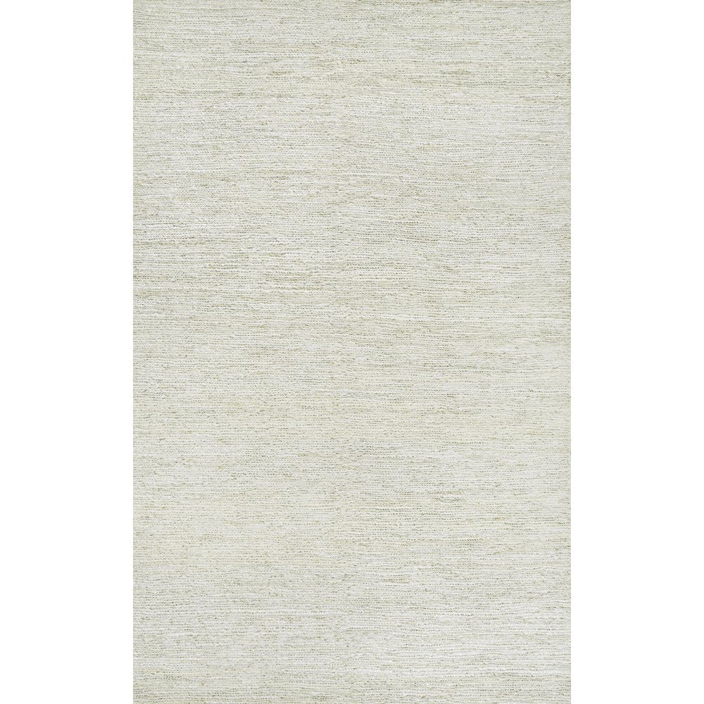 Griffin Rustic Farmhouse Woven Jute Solid Bleach 4 ft. x 6 ft. Area Rug