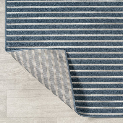 Aarhus Minimalist Scandi Striped Area Rug