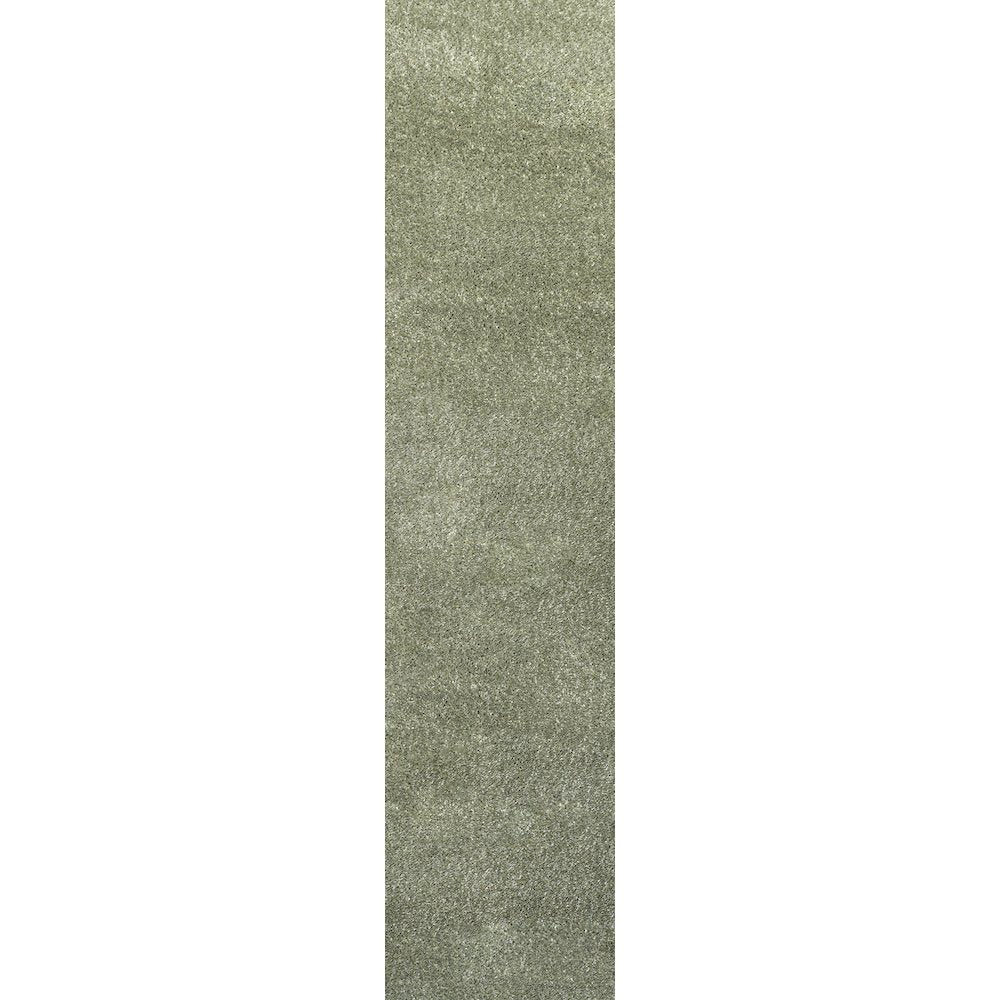 Haze Solid Low Pile Area Rug Green