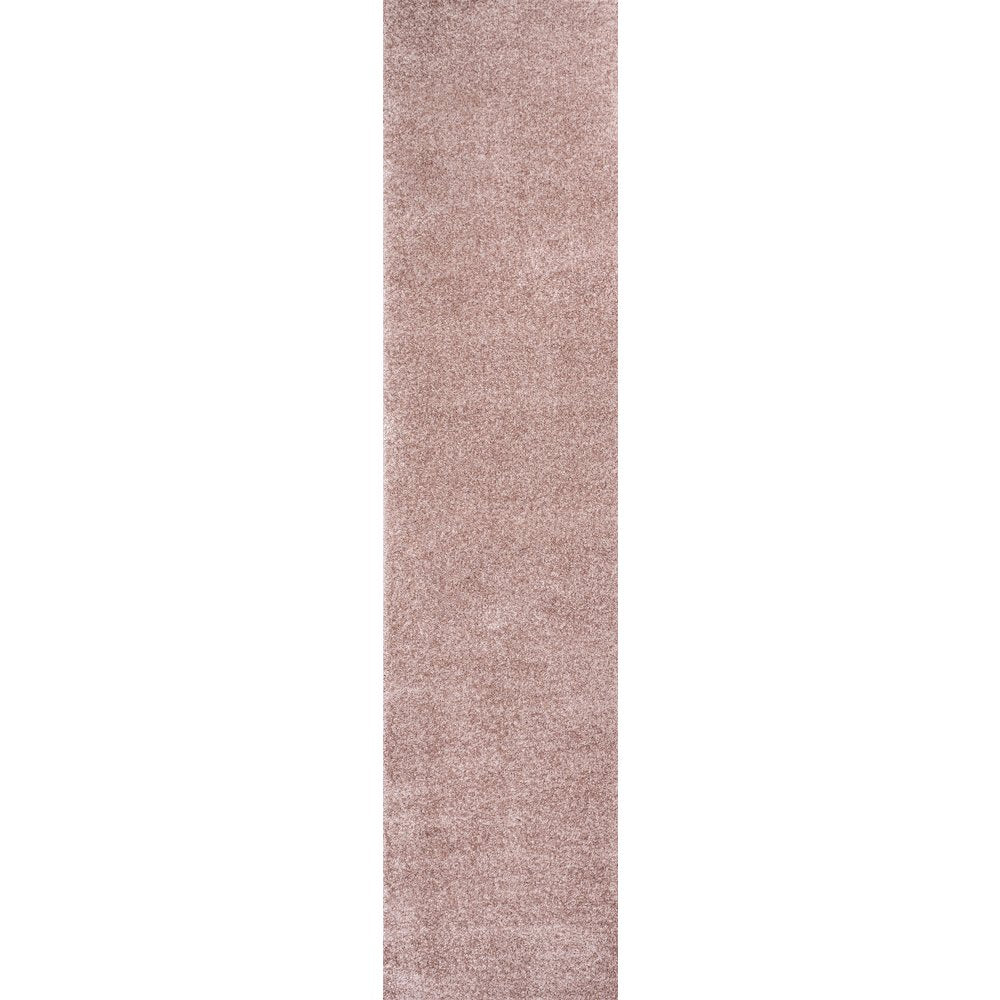 Haze Solid Low Pile Area Rug Pink