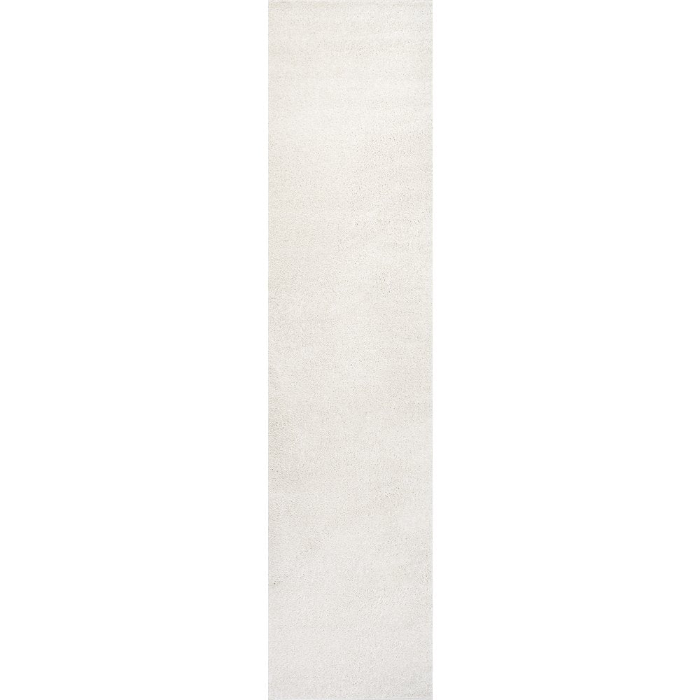 Haze Solid Low Pile Area Rug Cream