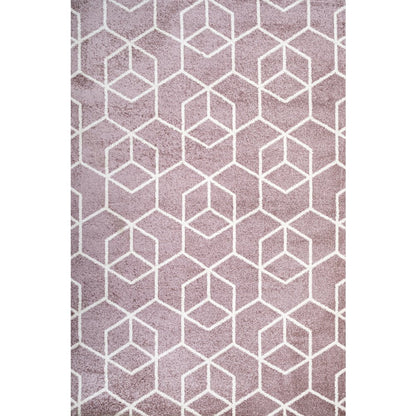 Tumbling Blocks Modern Geometric Area Rug