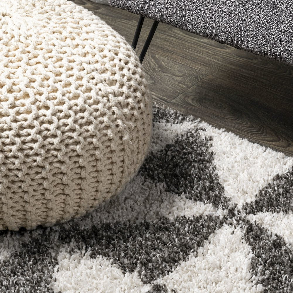 Alcudia Geometric Shag Area Rug