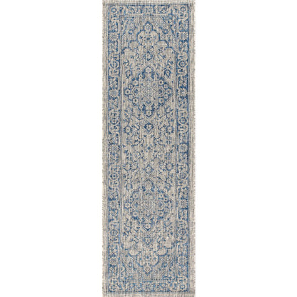 Rozetta Boho Medallion Textured Weave Indoor/Outdoor Area Rug