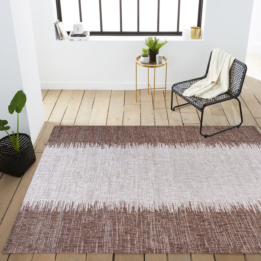 Tavira Modern Strie Indoor/Outdoor Area Rug