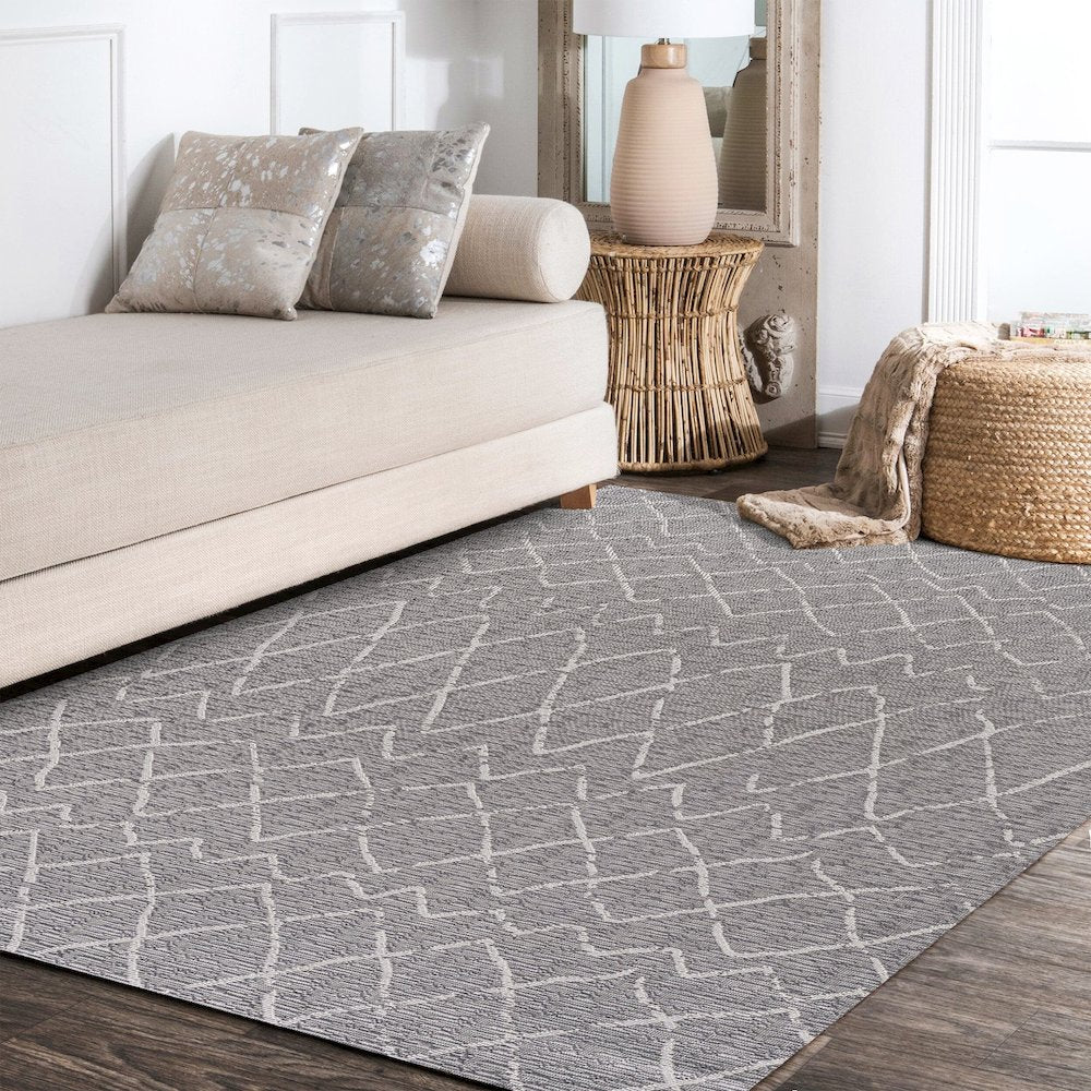 Madaba Moroccan Trellis Indoor/Outdoor Area Rug