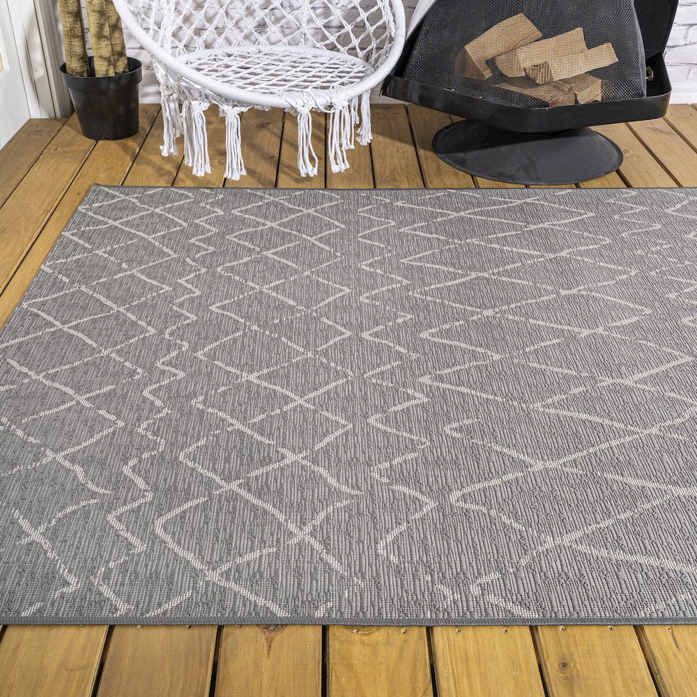 Madaba Moroccan Trellis Indoor/Outdoor Area Rug