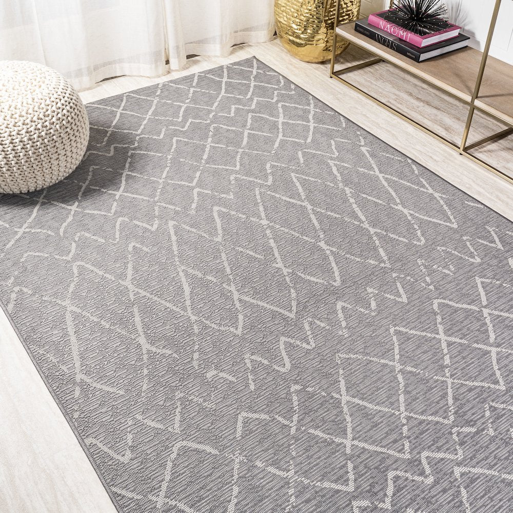 Madaba Moroccan Trellis Indoor/Outdoor Area Rug