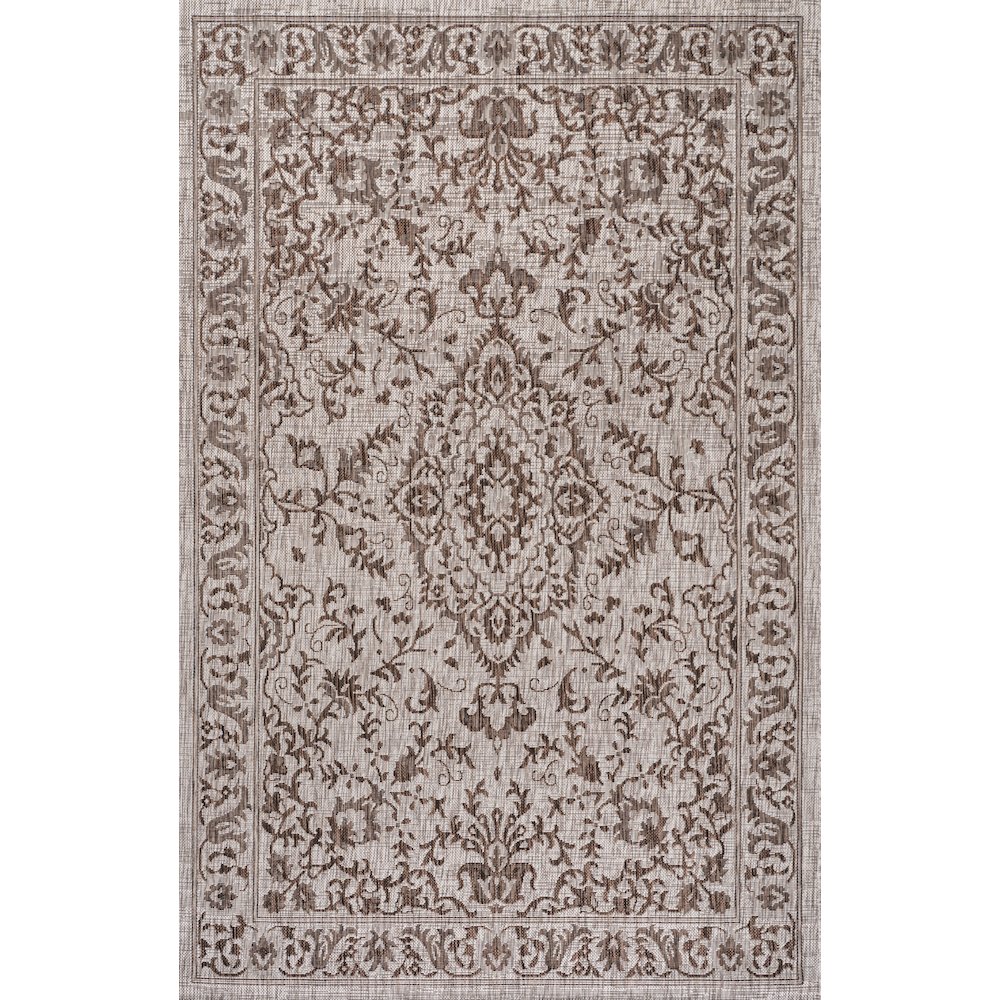 Jerash Ornate Medallion Indoor/Outdoor Area Rug