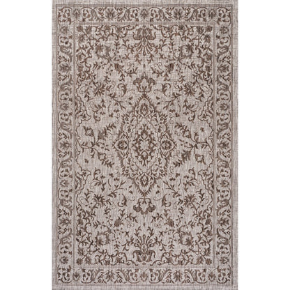 Jerash Ornate Medallion Indoor/Outdoor Area Rug