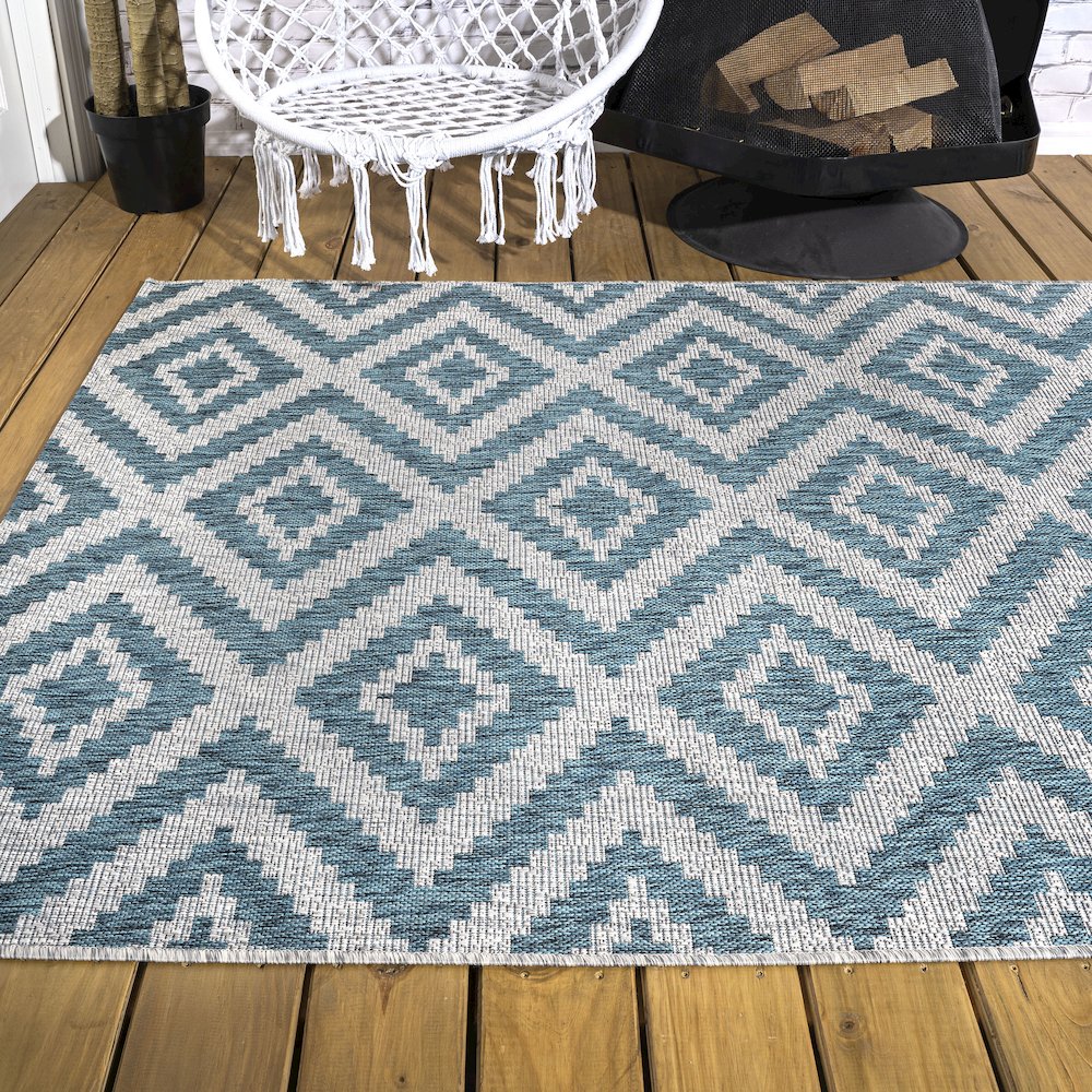 Sintra Diamond Tribal Indoor/Outdoor Area Rug