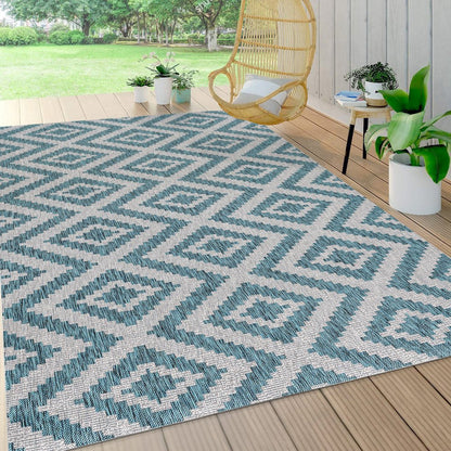 Sintra Diamond Tribal Indoor/Outdoor Area Rug